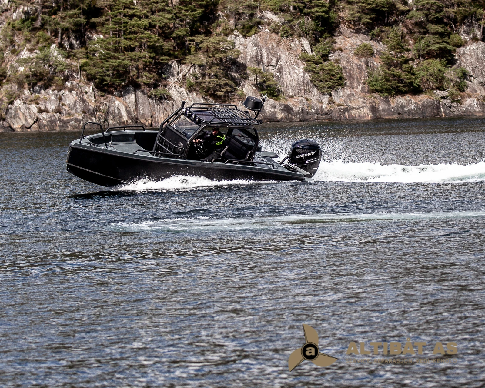 Cinematic View of Austevoll Resort