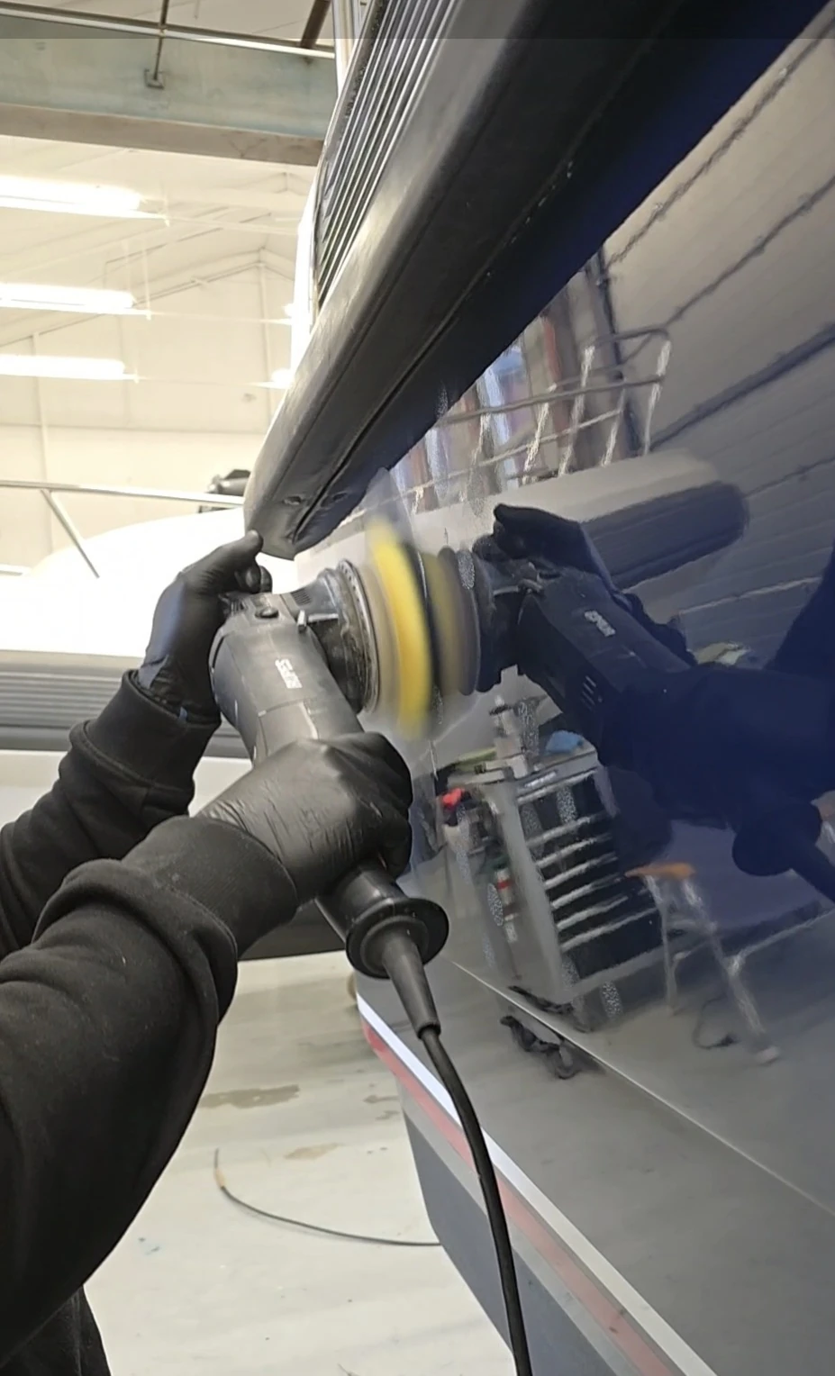 Profesjonell båtpolering